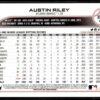 2022 Topps Holiday Atlanta Braves #HW146 Austin Riley
