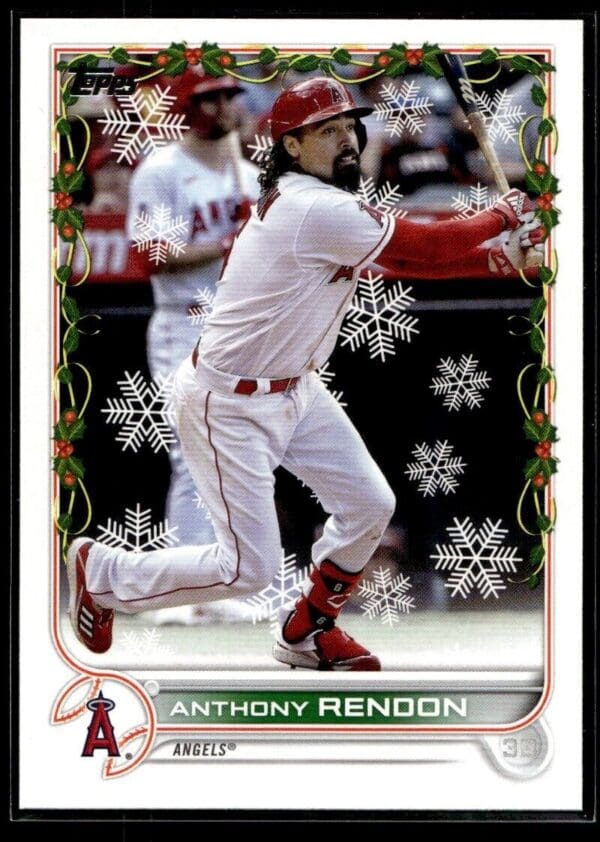 2022 Topps Holiday Los Angeles Angels #HW196 Anthony Rendon