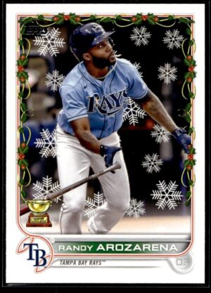 2022 Topps Holiday Tampa Bay Rays #HW128 Randy Arozarena