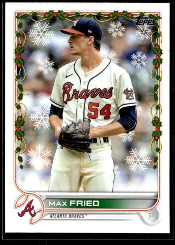 2022 Topps Holiday Atlanta Braves #HW31 Max Fried