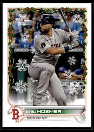 2022 Topps Holiday Boston Red Sox #HW18 Eric Hosmer