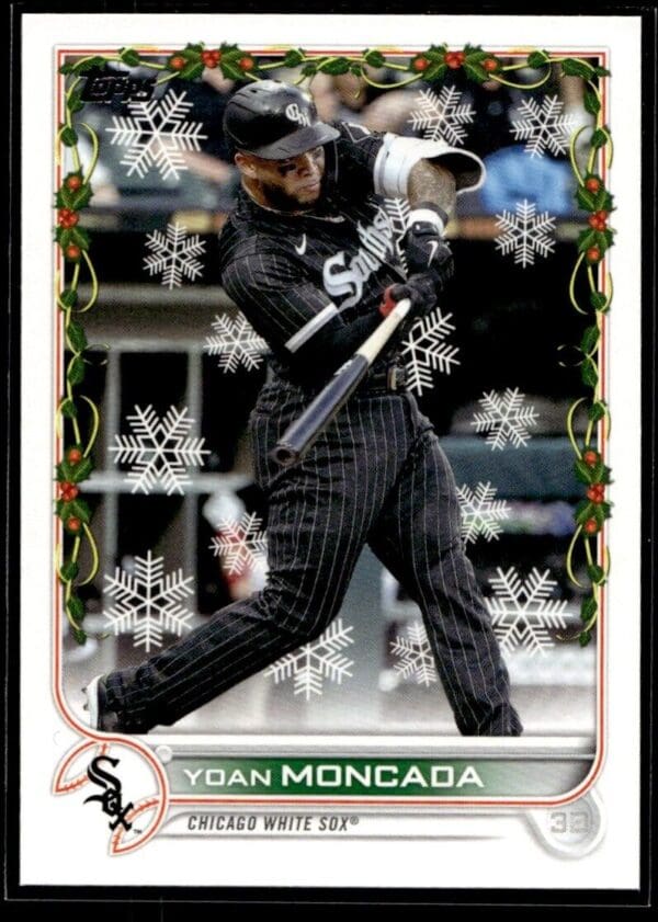 2022 Topps Holiday Chicago White Sox #HW47 Yoan Moncada