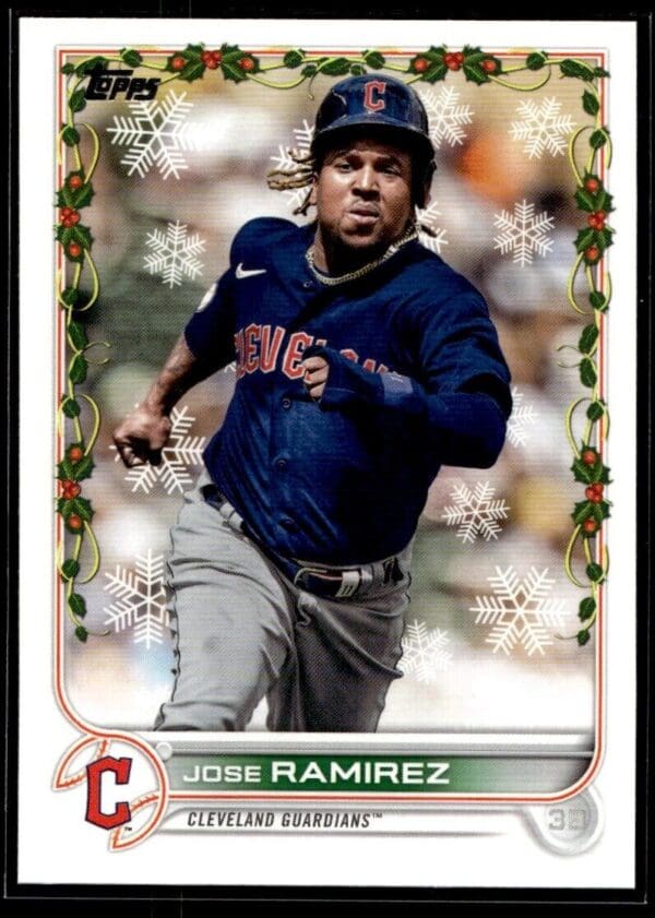 2022 Topps Holiday Cleveland Guardians #HW151 Jose Ramirez