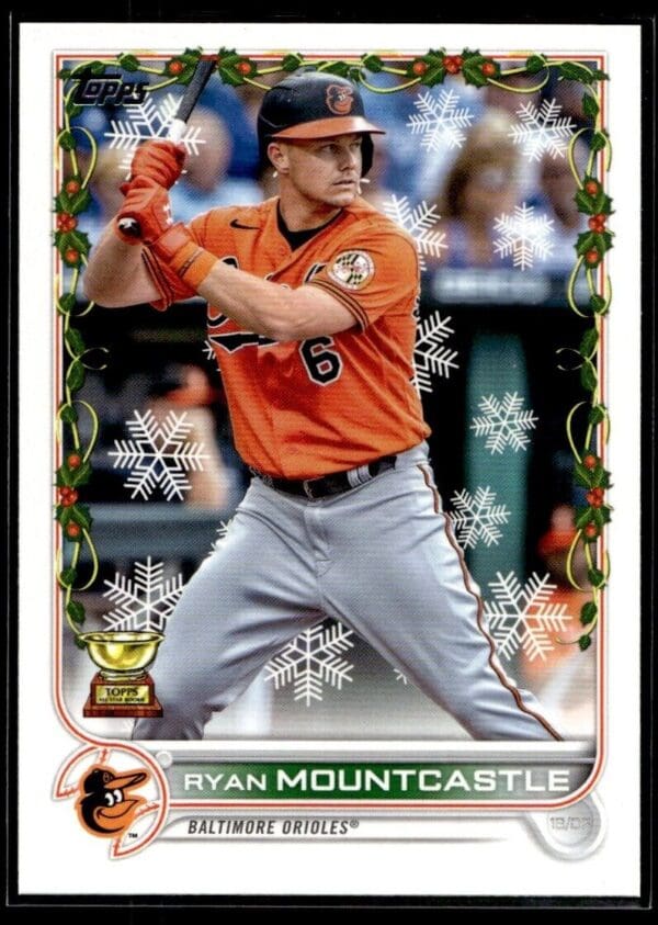2022 Topps Holiday Baltimore Orioles #HW45 Ryan Mountcastle