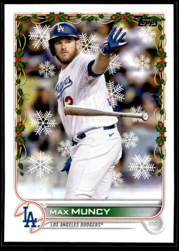 2022 Topps Holiday Los Angeles Dodgers #HW199 Max Muncy