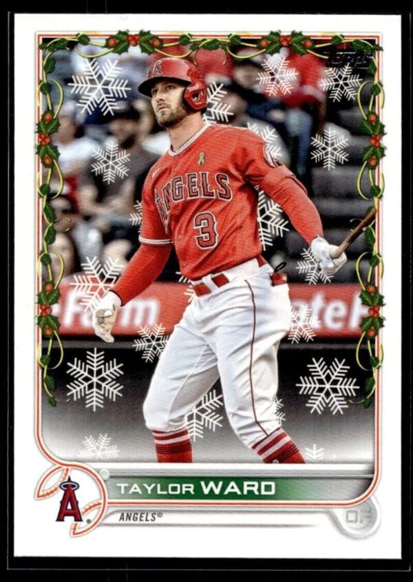 2022 Topps Holiday Los Angeles Angels #HW106 Taylor Ward