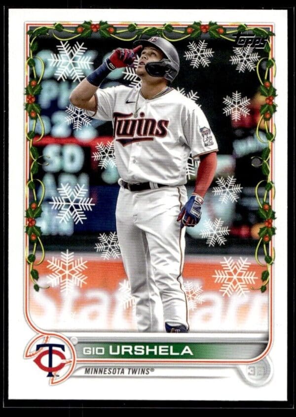 2022 Topps Holiday Minnesota Twins #HW39 Gio Urshela