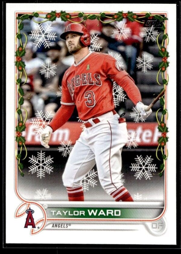 2022 Topps Holiday Los Angeles Angels #HW106 Taylor Ward