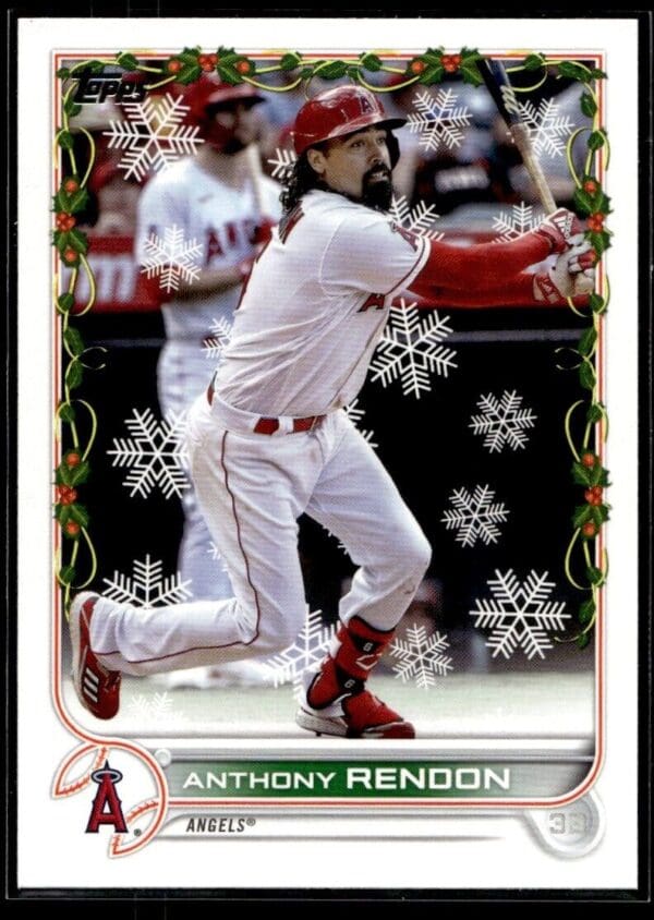 2022 Topps Holiday Los Angeles Angels #HW196 Anthony Rendon