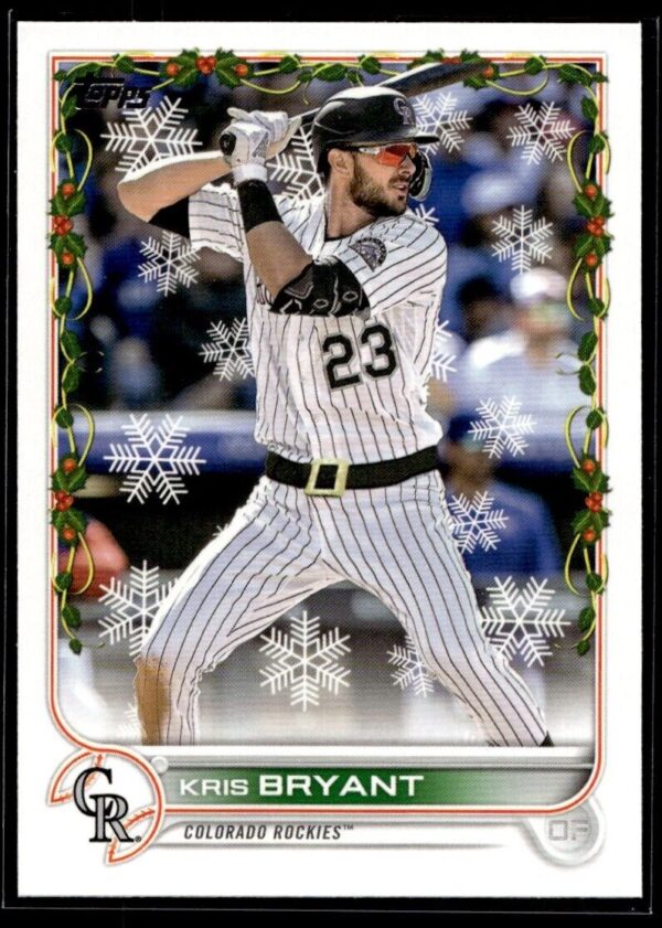 2022 Topps Holiday Colorado Rockies #HW169 Kris Bryant