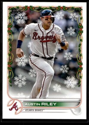 2022 Topps Holiday Atlanta Braves #HW146 Austin Riley