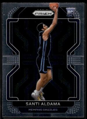 _10 2021 Panini Prizm Memphis Grizzlies #276 Santi Aldama RC Rookie