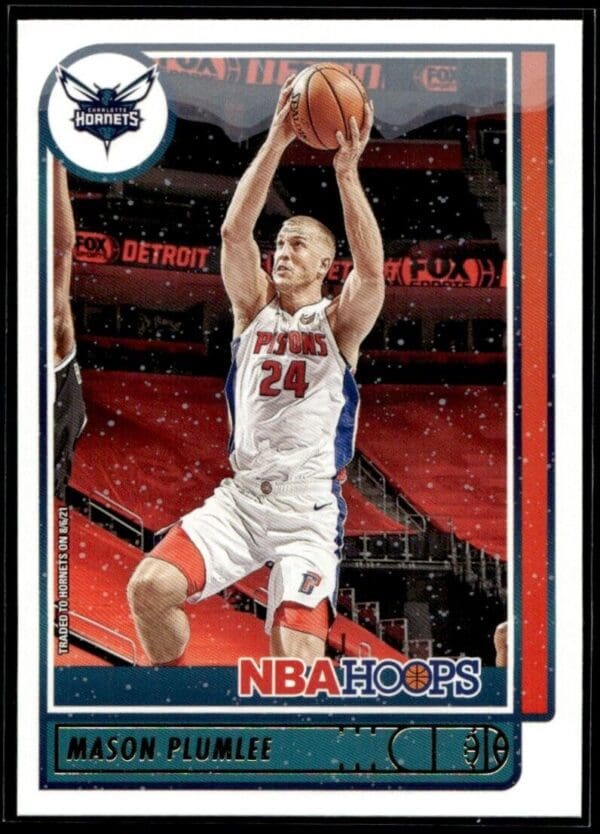 2021 Hoops Charlotte Hornets #165 Mason Plumlee