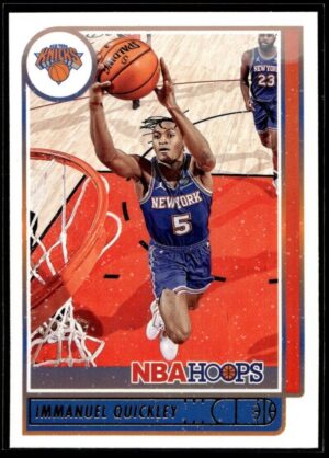 2021 Hoops New York Knicks #187 Immanuel Quickley