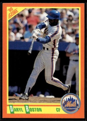 1990 Score Rookie & Traded New York Mets #47T Daryl Boston
