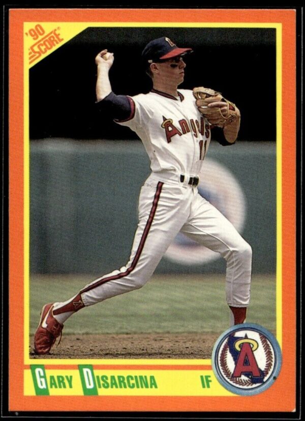 1990 Score Rookie & Traded California Angels #68T Gary DiSarcina