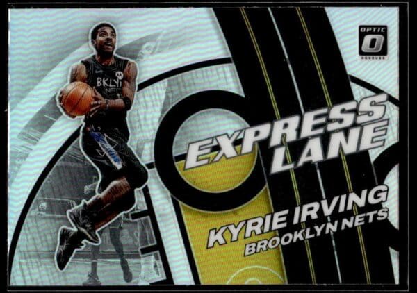 _10 2021 Donruss Optic Express Lane Brooklyn Nets #11 Kyrie Irving Holo