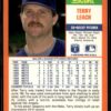 1990 Score Rookie & Traded Minnesota Twins #43T Terry Leach