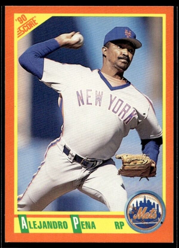 1990 Score Rookie & Traded New York Mets #32T Alejandro Pena