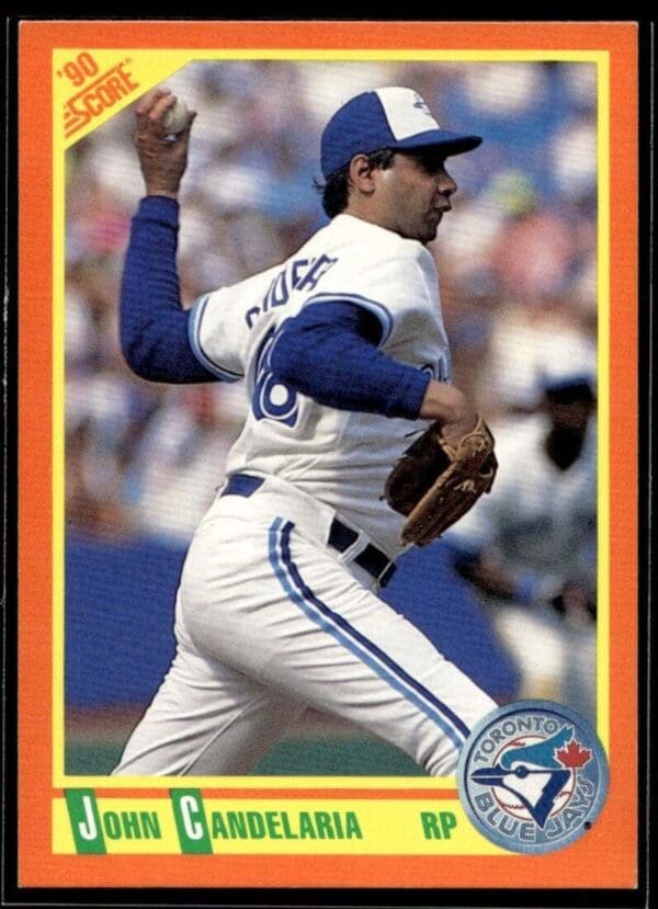 1990 Score Rookie & Traded Toronto Blue Jays #54T John Candelaria