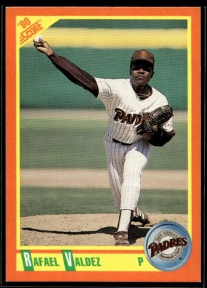 1990 Score Rookie & Traded San Diego Padres #93T Rafael Valdez RC Rookie