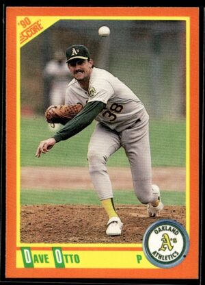 1990 Score Rookie & Traded Oakland Athletics #101T Dave Otto