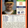 1990 Score Rookie & Traded Oakland Athletics #101T Dave Otto