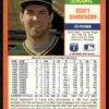 1990 Score Rookie & Traded Oakland Athletics #61T Scott Sanderson