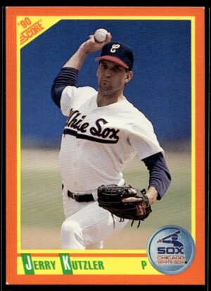 1990 Score Rookie & Traded Chicago White Sox #80T Jerry Kutzler RC Rookie