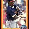 1990 Score Rookie & Traded Atlanta Braves #67T Francisco Cabrera