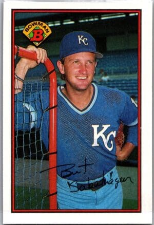 1989 Bowman Kansas City Royals #111 Bret Saberhagen