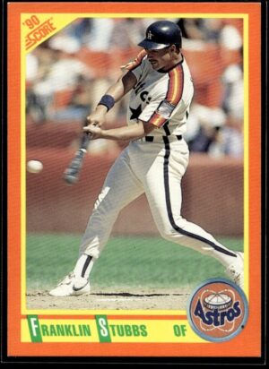 1990 Score Rookie & Traded Houston Astros #40T Franklin Stubbs