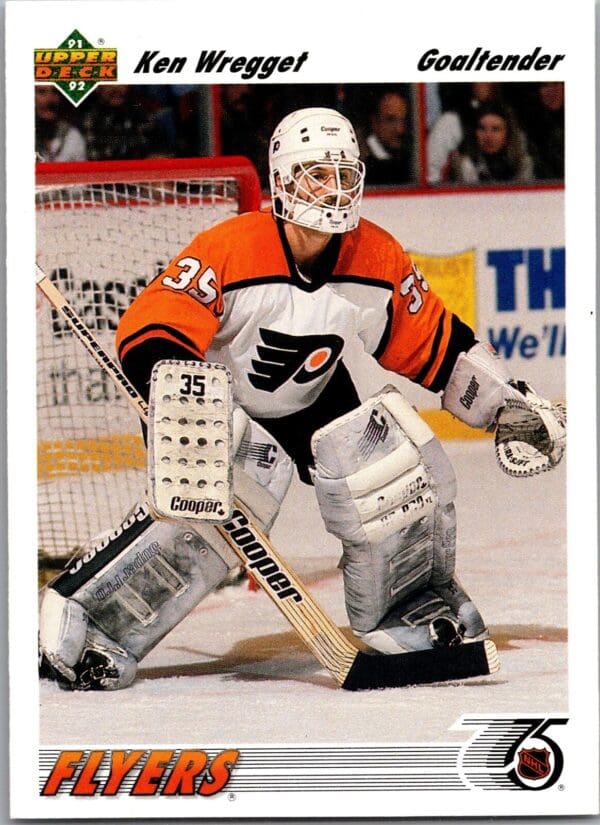 1991 Upper Deck Philadelphia Flyers #206 Ken Wregget
