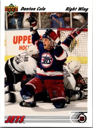 _10 1991 Upper Deck Winnipeg Jets #210 Danton Cole