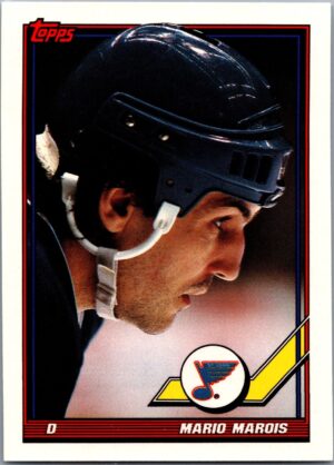 1991 Topps St. Louis Blues #82 Mario Marois