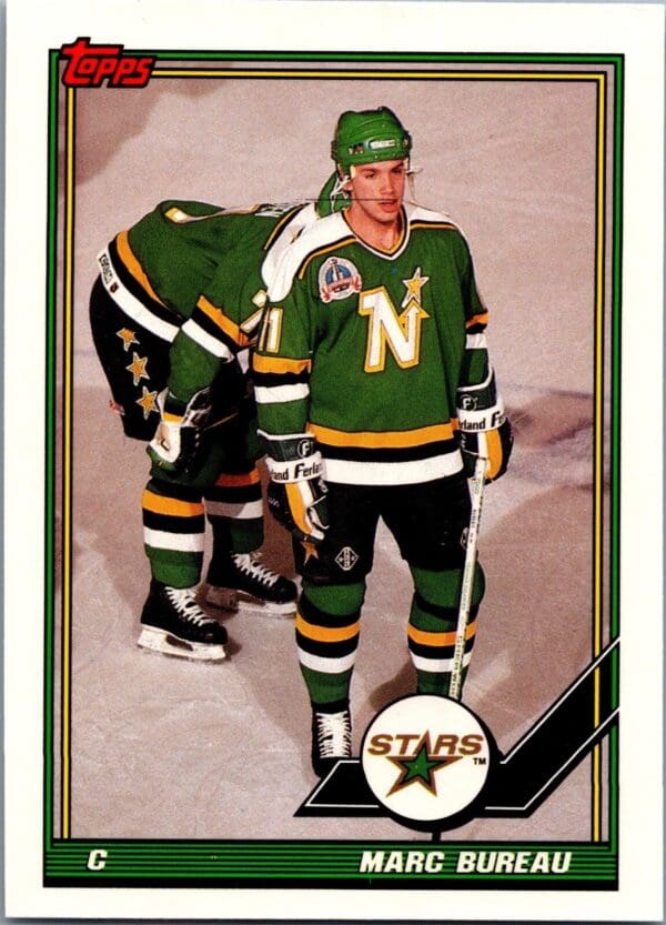 1991 Topps Minnesota North Stars #93 Marc Bureau