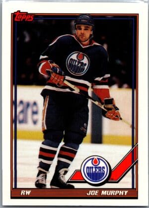 1991 Topps Edmonton Oilers #48 Joe Murphy