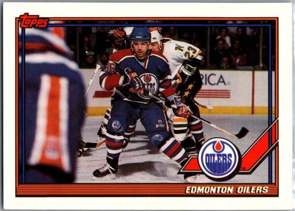 _10 1991 Topps Edmonton Oilers #103 Final Standings