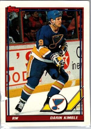 1991 Topps St. Louis Blues #156 Darin Kimble