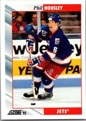 _10 1992 Score Winnipeg Jets #299 Phil Housley