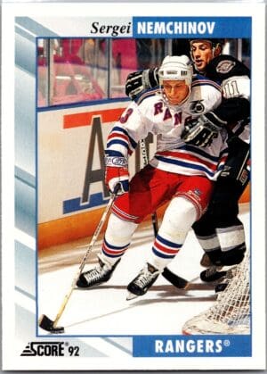 _10 1992 Score New York Rangers #115 Sergei Nemchinov