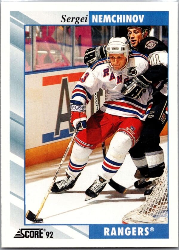 _10 1992 Score New York Rangers #115 Sergei Nemchinov
