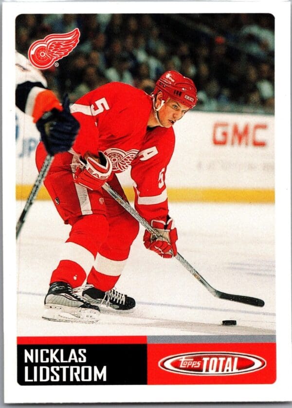 2002 Topps Total Detroit Red Wings #1 Nicklas Lidstrom