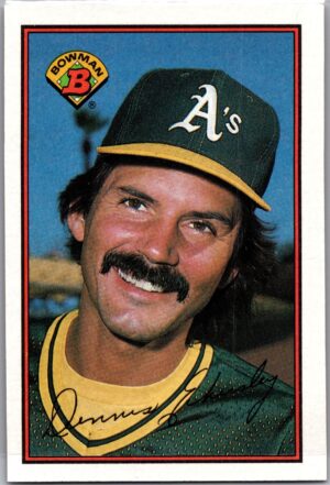 1989 Bowman Oakland Athletics #190 Dennis Eckersley