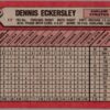 1989 Bowman Oakland Athletics #190 Dennis Eckersley