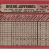 1989 Bowman New York Mets #381 Gregg Jefferies