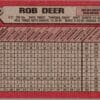 1989 Bowman Milwaukee Brewers #146 Rob Deer