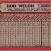 1989 Bowman Oakland Athletics #186 Bob Welch