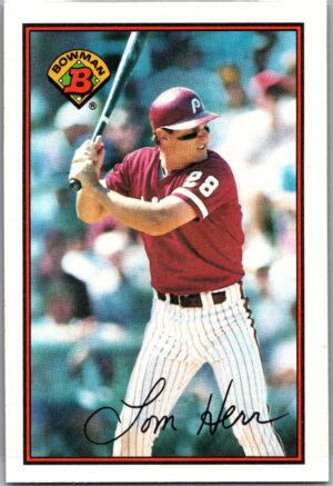 1989 Bowman Philadelphia Phillies #403 Tom Herr