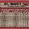 1989 Bowman Los Angeles Dodgers #341 Orel Hershiser